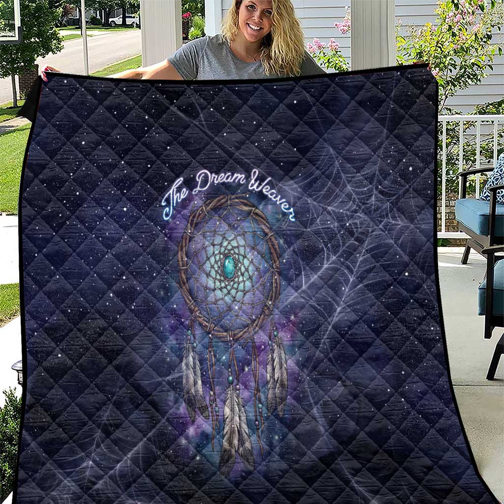 Dreamcatcher Native American Quilt Feathers and Starry Night Sky The Dream Weaver Theme - Wonder Print Shop
