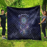 Dreamcatcher Native American Quilt Feathers and Starry Night Sky The Dream Weaver Theme - Wonder Print Shop