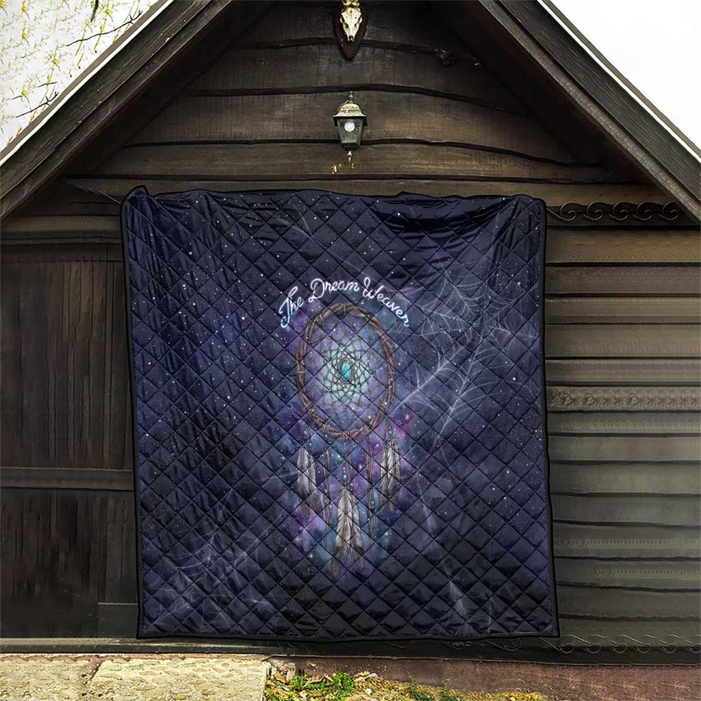 Dreamcatcher Native American Quilt Feathers and Starry Night Sky The Dream Weaver Theme - Wonder Print Shop