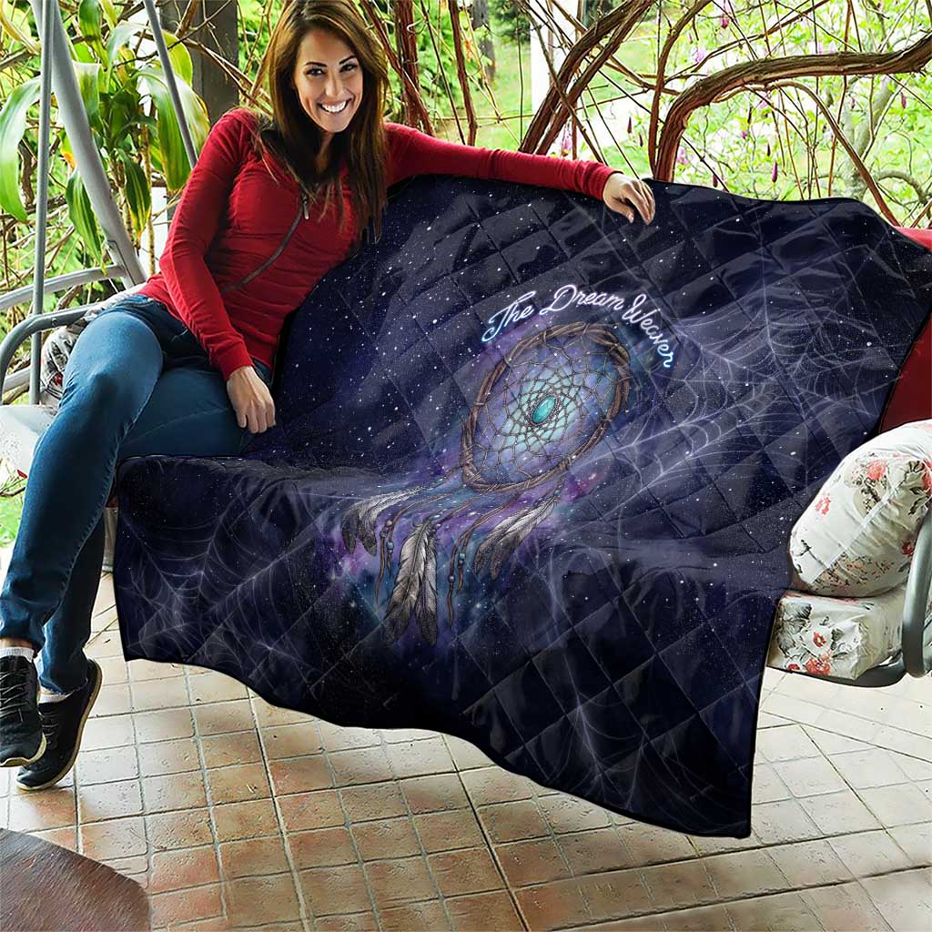 Dreamcatcher Native American Quilt Feathers and Starry Night Sky The Dream Weaver Theme - Wonder Print Shop