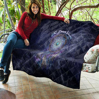 Dreamcatcher Native American Quilt Feathers and Starry Night Sky The Dream Weaver Theme - Wonder Print Shop