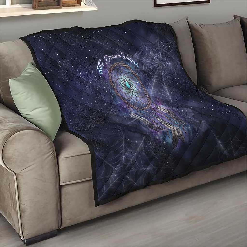Dreamcatcher Native American Quilt Feathers and Starry Night Sky The Dream Weaver Theme - Wonder Print Shop