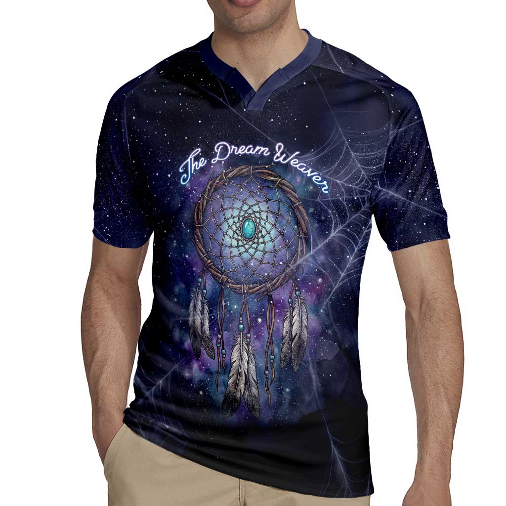 Dreamcatcher Native American Rugby Jersey Feathers and Starry Night Sky The Dream Weaver Theme - Wonder Print Shop