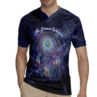 Dreamcatcher Native American Rugby Jersey Feathers and Starry Night Sky The Dream Weaver Theme - Wonder Print Shop