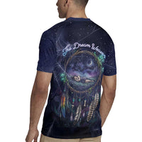 Dreamcatcher Native American Rugby Jersey Feathers and Starry Night Sky The Dream Weaver Theme - Wonder Print Shop