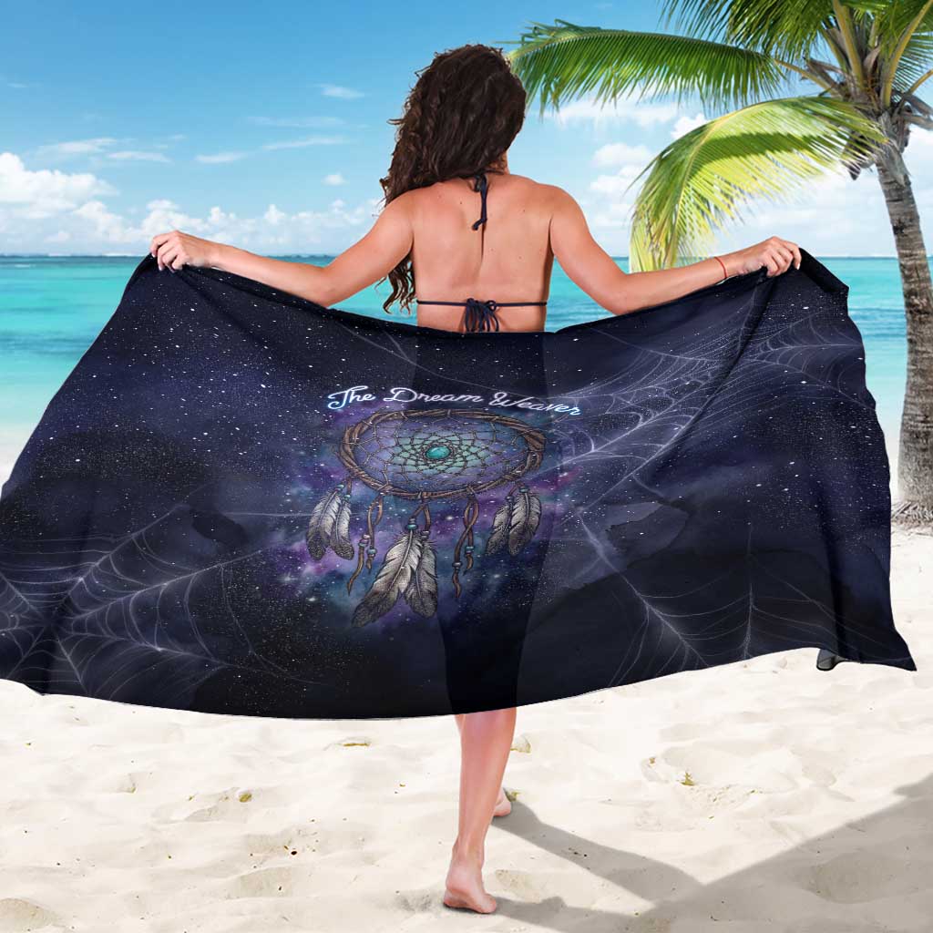 Dreamcatcher Native American Sarong Feathers and Starry Night Sky The Dream Weaver Theme - Wonder Print Shop