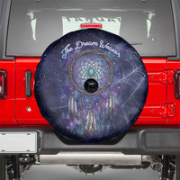 Dreamcatcher Native American Spare Tire Cover Feathers and Starry Night Sky The Dream Weaver Theme - Wonder Print Shop