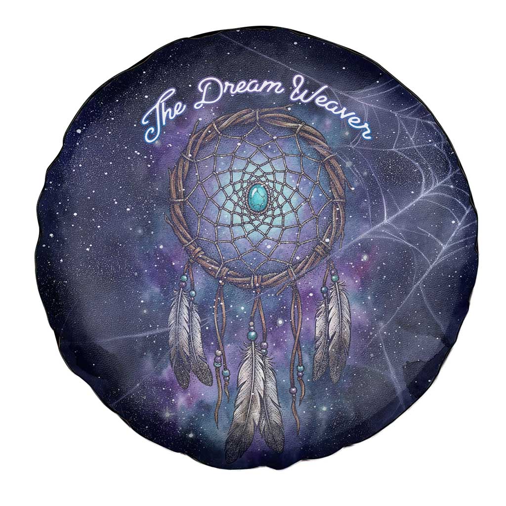 Dreamcatcher Native American Spare Tire Cover Feathers and Starry Night Sky The Dream Weaver Theme - Wonder Print Shop
