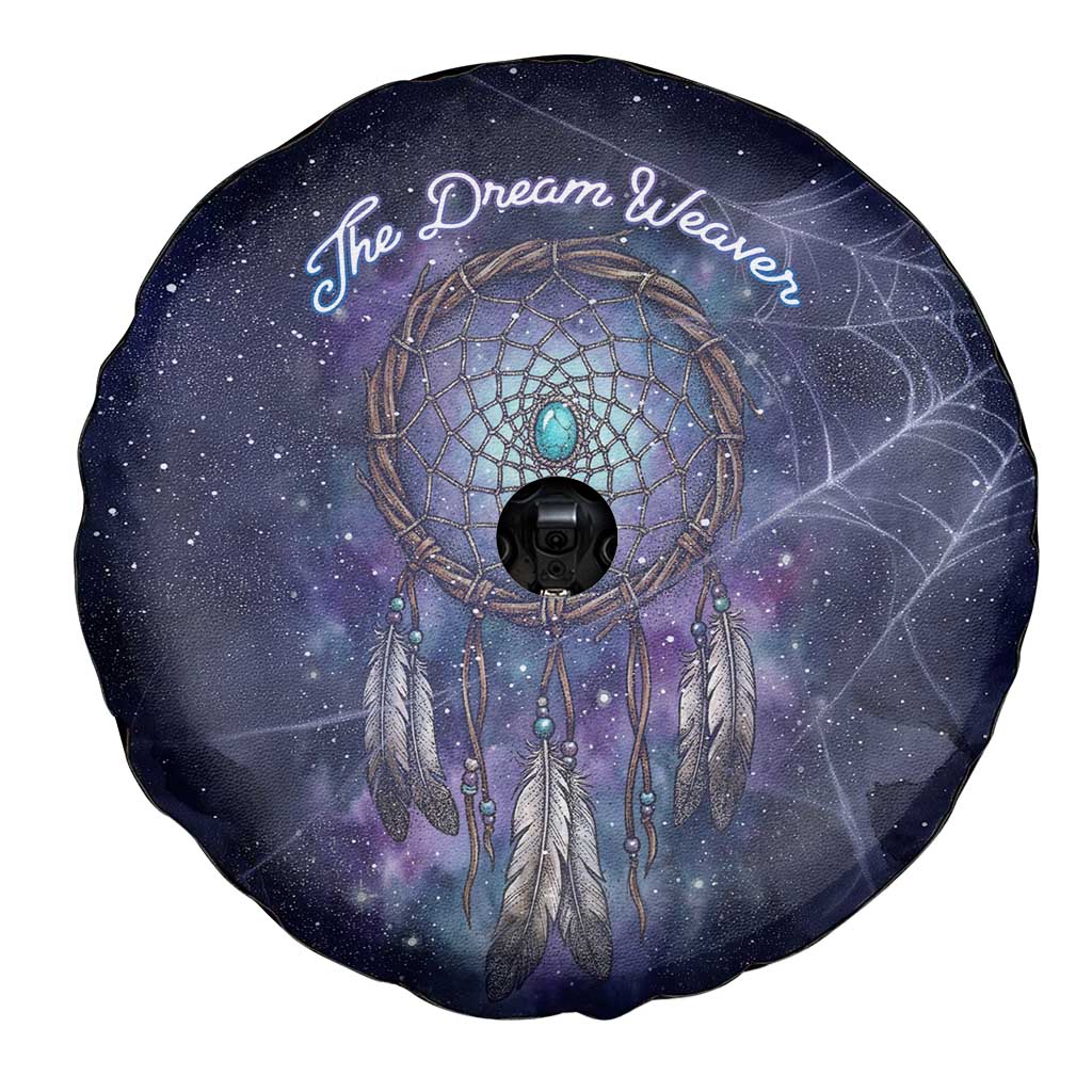 Dreamcatcher Native American Spare Tire Cover Feathers and Starry Night Sky The Dream Weaver Theme - Wonder Print Shop
