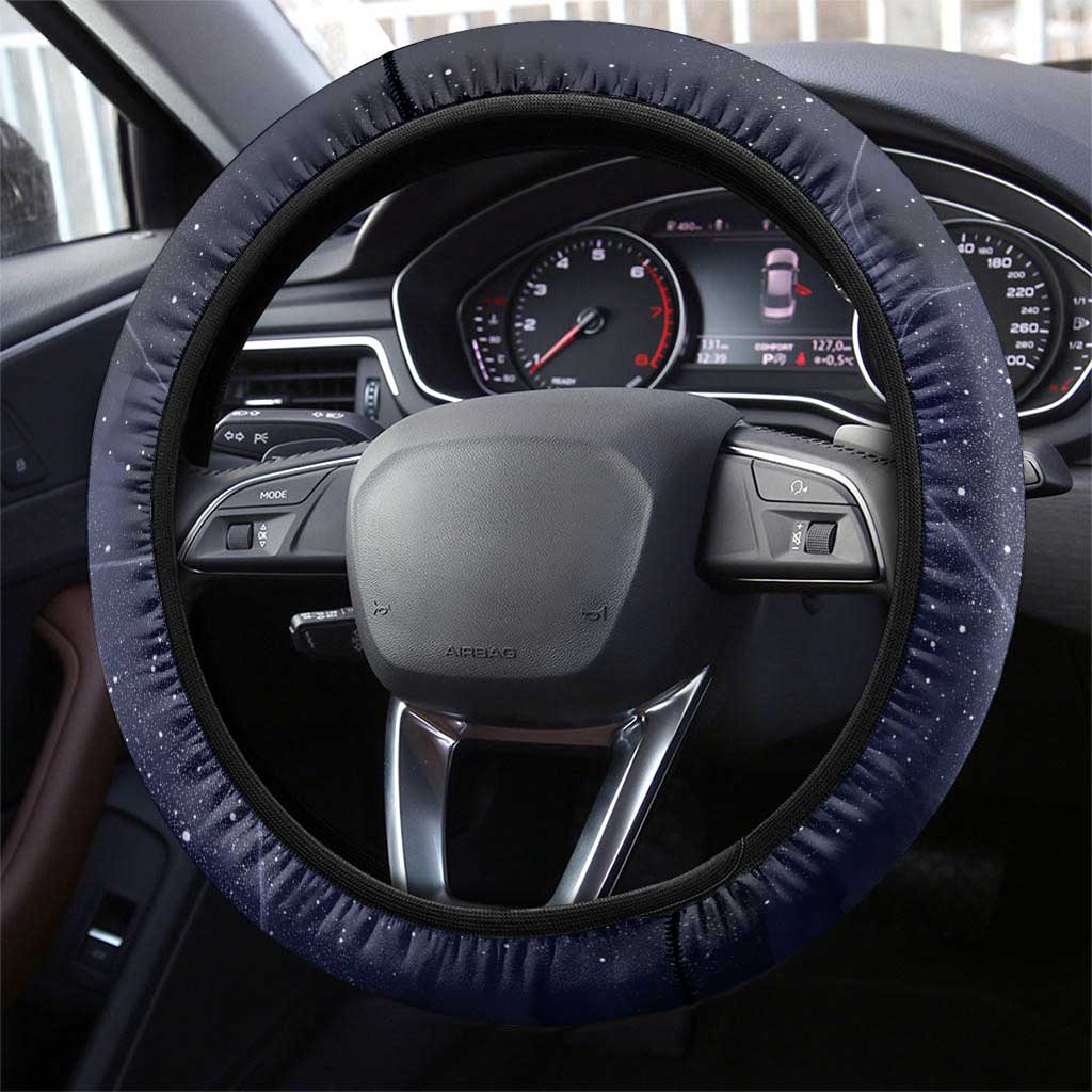 Dreamcatcher Native American Steering Wheel Cover Feathers and Starry Night Sky The Dream Weaver Theme - Wonder Print Shop
