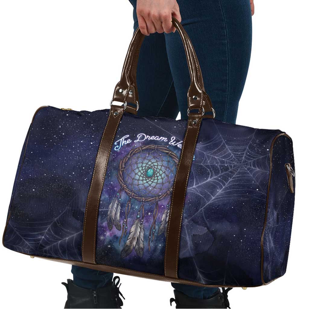 Dreamcatcher Native American Travel Bag Feathers and Starry Night Sky The Dream Weaver Theme - Wonder Print Shop