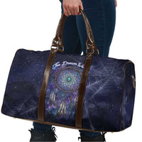 Dreamcatcher Native American Travel Bag Feathers and Starry Night Sky The Dream Weaver Theme - Wonder Print Shop