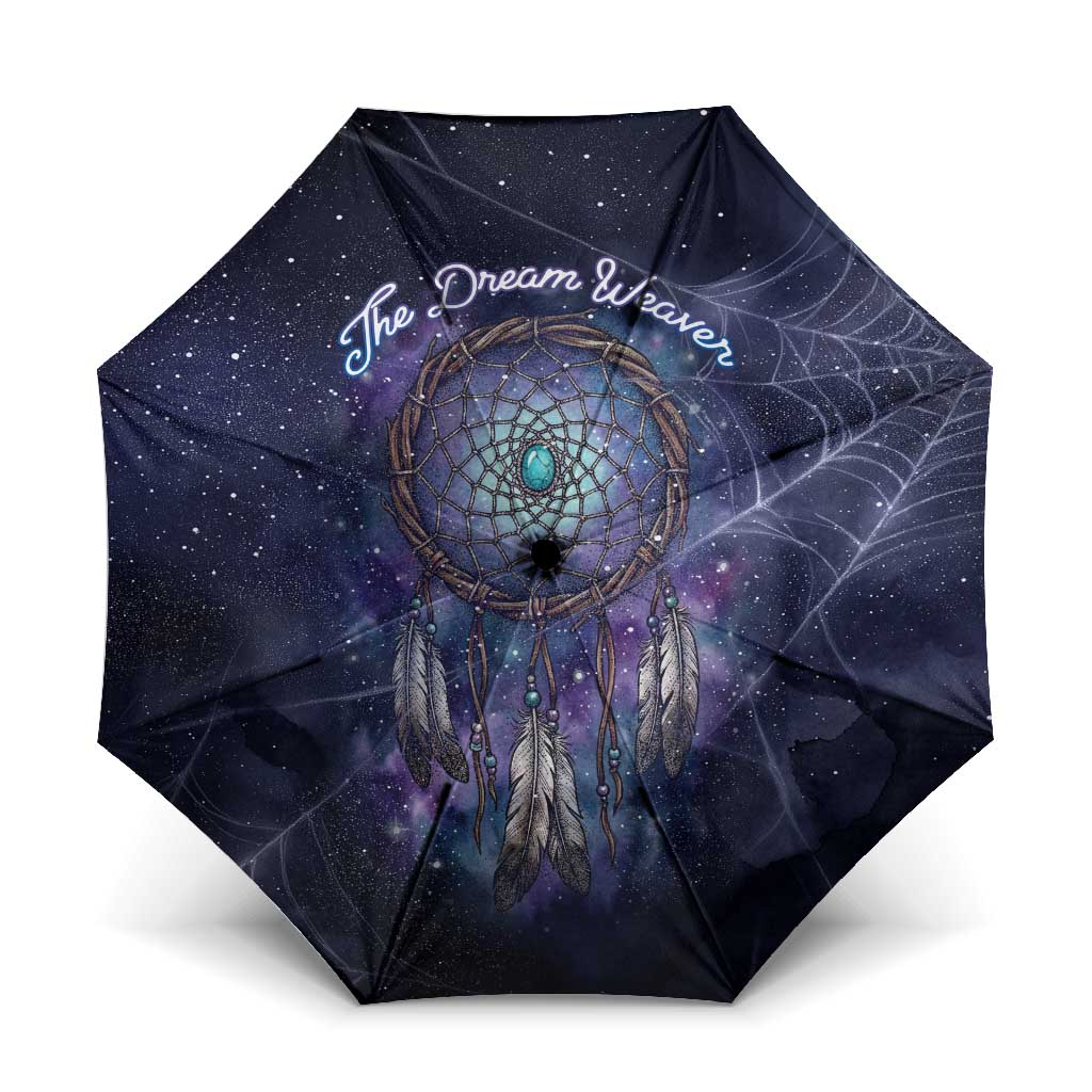 Dreamcatcher Native American Umbrella Feathers and Starry Night Sky The Dream Weaver Theme - Wonder Print Shop