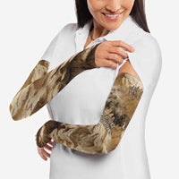 Buffalo Skull Native American Arm Sleeves Tribal Symbols and Mountain Scene Great Herd and Plains Guardians - Wonder Print Shop