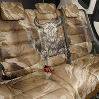 Buffalo Skull Native American Back Car Seat Cover Tribal Symbols and Mountain Scene Great Herd and Plains Guardians - Wonder Print Shop