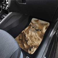 Buffalo Skull Native American Car Mats Tribal Symbols and Mountain Scene Great Herd and Plains Guardians - Wonder Print Shop