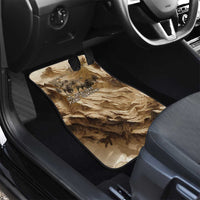 Buffalo Skull Native American Car Mats Tribal Symbols and Mountain Scene Great Herd and Plains Guardians - Wonder Print Shop