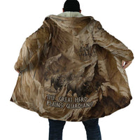 Buffalo Skull Native American Cloak Tribal Symbols and Mountain Scene Great Herd and Plains Guardians - Wonder Print Shop