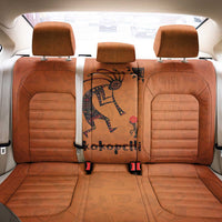 Kokopelli Tribal Back Car Seat Cover Native American Southwestern Petroglyph Patterns Sunset Landscape - Wonder Print Shop