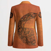Kokopelli Tribal Blazer Native American Southwestern Petroglyph Patterns Sunset Landscape - Wonder Print Shop
