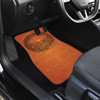 Kokopelli Tribal Car Mats Native American Southwestern Petroglyph Patterns Sunset Landscape - Wonder Print Shop