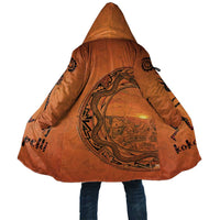 Kokopelli Tribal Cloak Native American Southwestern Petroglyph Patterns Sunset Landscape - Wonder Print Shop