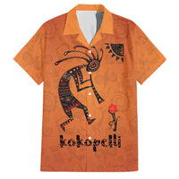 Kokopelli Tribal Family Matching Summer Maxi Dress and Hawaiian Shirt Native American Southwestern Petroglyph Patterns Sunset Landscape - Wonder Print Shop