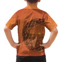 Kokopelli Tribal Hawaiian Shirt Native American Southwestern Petroglyph Patterns Sunset Landscape - Wonder Print Shop