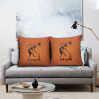 Kokopelli Tribal Pillow Cover Native American Southwestern Petroglyph Patterns Sunset Landscape - Wonder Print Shop