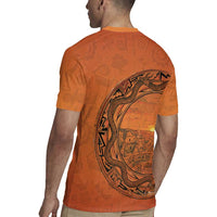 Kokopelli Tribal Rugby Jersey Native American Southwestern Petroglyph Patterns Sunset Landscape - Wonder Print Shop