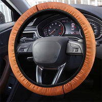 Kokopelli Tribal Steering Wheel Cover Native American Southwestern Petroglyph Patterns Sunset Landscape - Wonder Print Shop