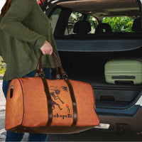 Kokopelli Tribal Travel Bag Native American Southwestern Petroglyph Patterns Sunset Landscape - Wonder Print Shop