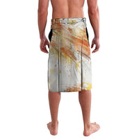 Native American Red Handprint Lavalava Watercolor Paint Splash and Brave Horse Art - Wonder Print Shop