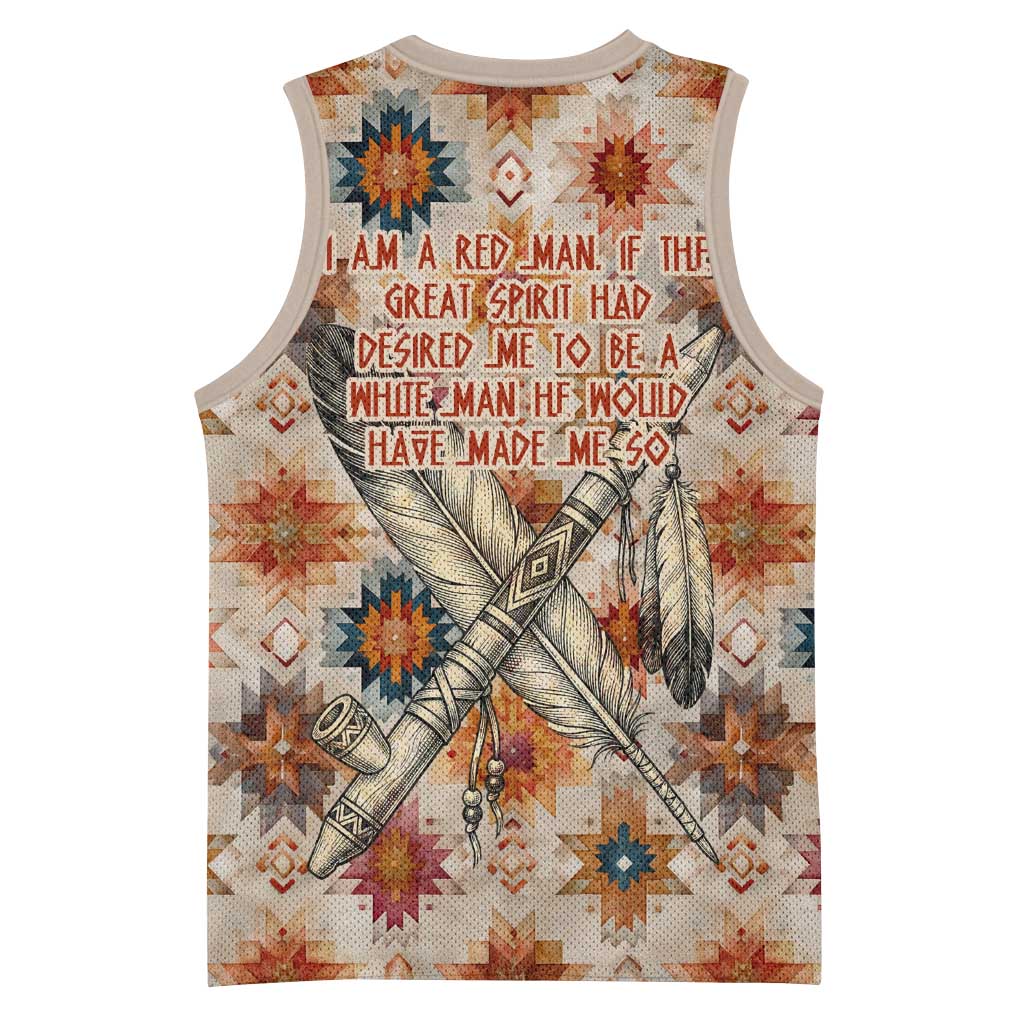 Sitting Bull Portrait Basketball Jersey Native American Tipi with Feathers and Spears Indigenous Pride - Wonder Print Shop