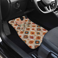 Sitting Bull Portrait Car Mats Native American Tipi with Feathers and Spears Indigenous Pride - Wonder Print Shop