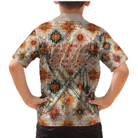 Sitting Bull Portrait Family Matching Mermaid Dress and Hawaiian Shirt Native American Tipi with Feathers and Spears Indigenous Pride - Wonder Print Shop