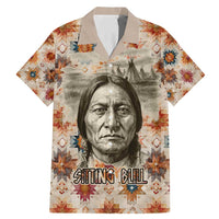 Sitting Bull Portrait Family Matching Mermaid Dress and Hawaiian Shirt Native American Tipi with Feathers and Spears Indigenous Pride - Wonder Print Shop