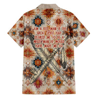 Sitting Bull Portrait Family Matching Off The Shoulder Long Sleeve Dress and Hawaiian Shirt Native American Tipi with Feathers and Spears Indigenous Pride - Wonder Print Shop