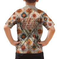 Sitting Bull Portrait Family Matching Tank Maxi Dress and Hawaiian Shirt Native American Tipi with Feathers and Spears Indigenous Pride - Wonder Print Shop
