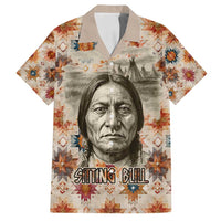 Sitting Bull Portrait Family Matching Tank Maxi Dress and Hawaiian Shirt Native American Tipi with Feathers and Spears Indigenous Pride - Wonder Print Shop