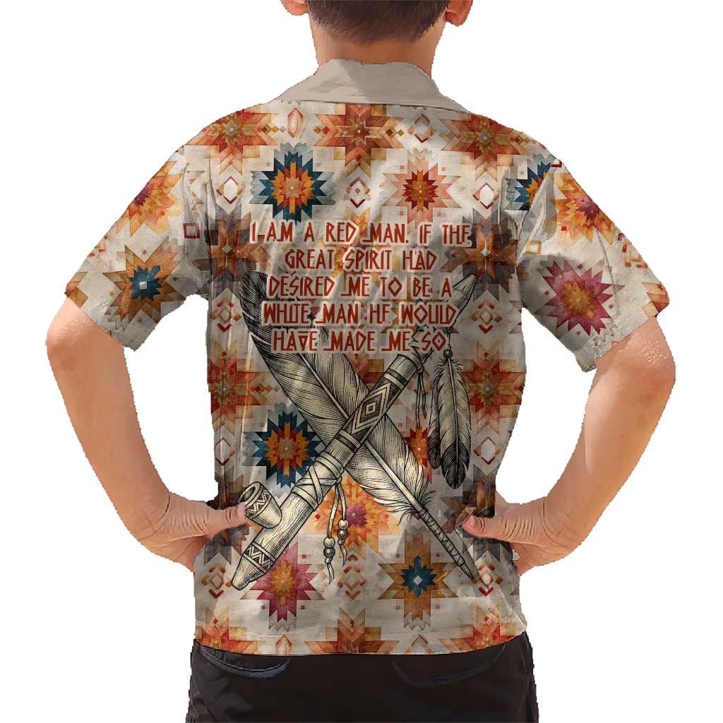 Sitting Bull Portrait Hawaiian Shirt Native American Tipi with Feathers and Spears Indigenous Pride - Wonder Print Shop