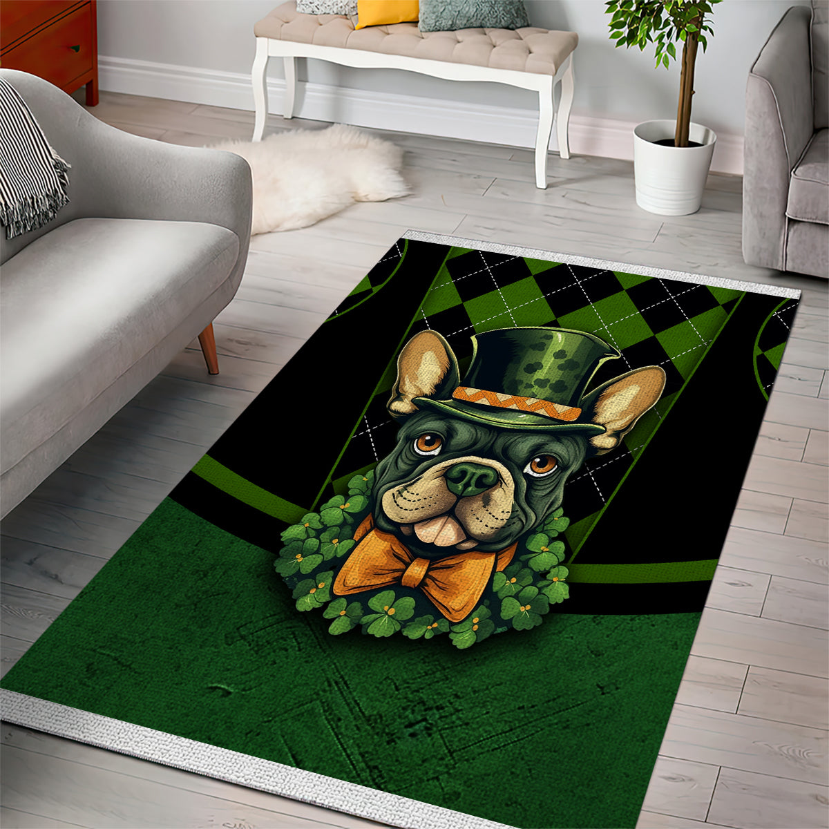 In My Veins Flows The Blood Of Irish Rebels Area Rug - Wonder Print Shop