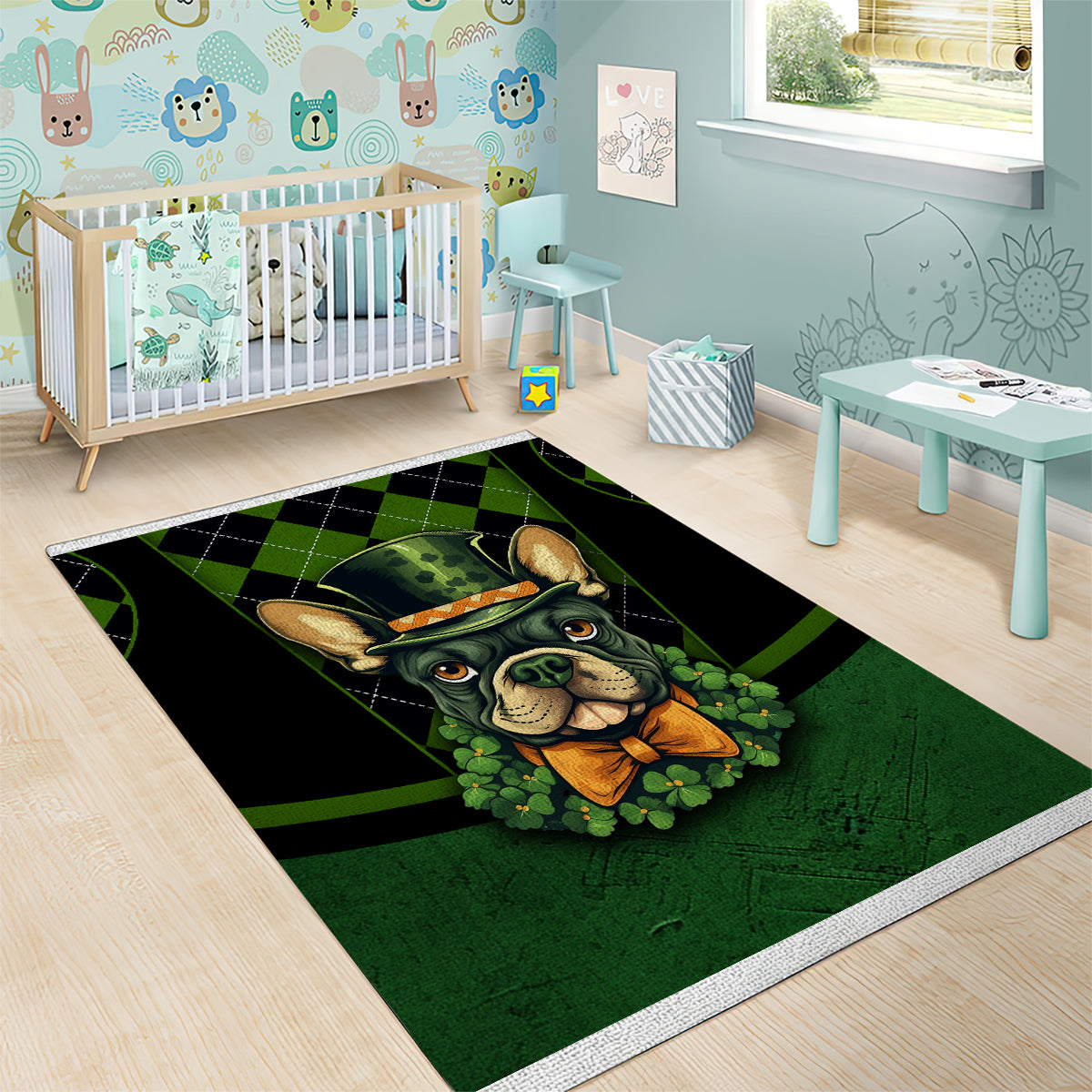 In My Veins Flows The Blood Of Irish Rebels Area Rug - Wonder Print Shop