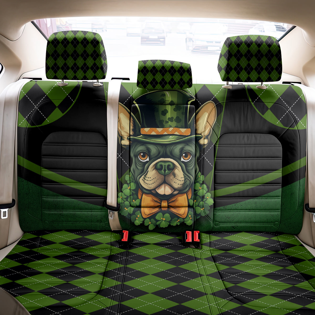 In My Veins Flows The Blood Of Irish Rebels Back Car Seat Cover - Wonder Print Shop