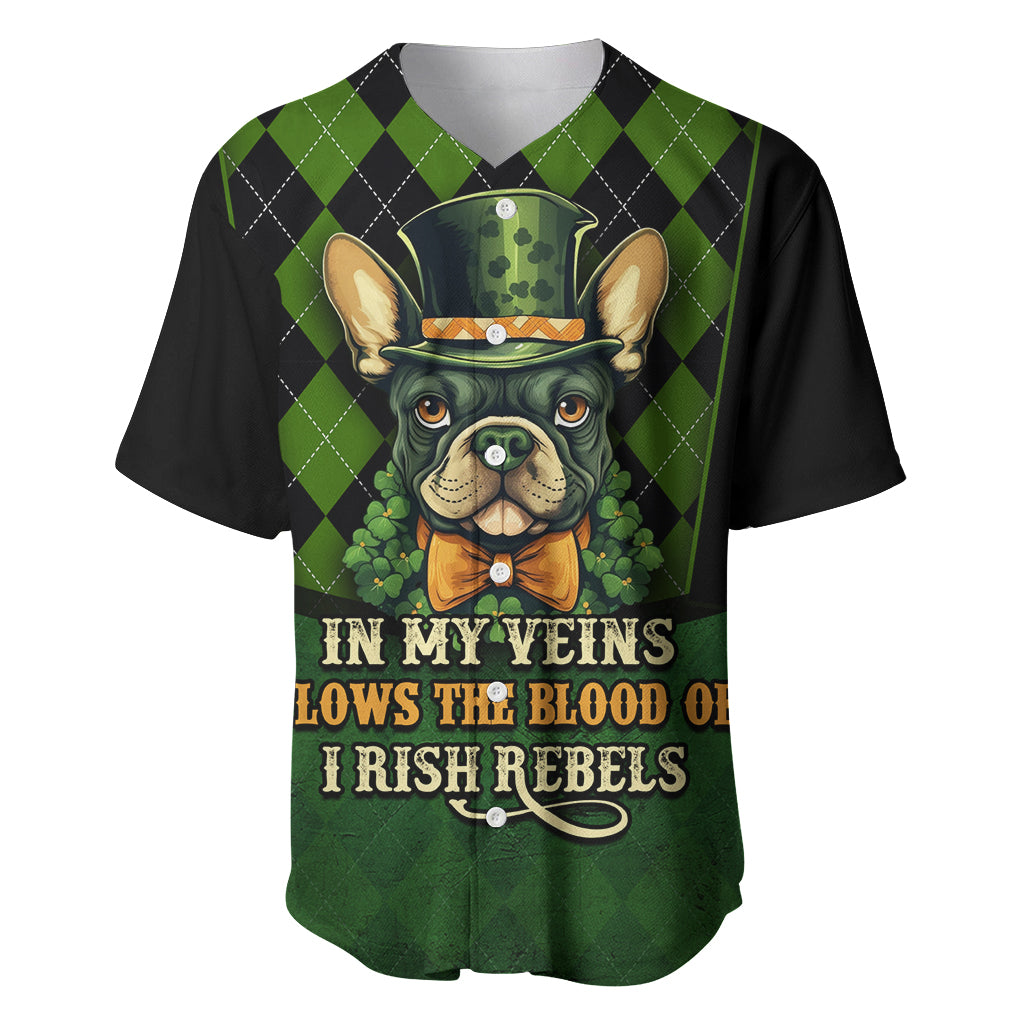 In My Veins Flows The Blood Of Irish Rebels Baseball Jersey - Wonder Print Shop