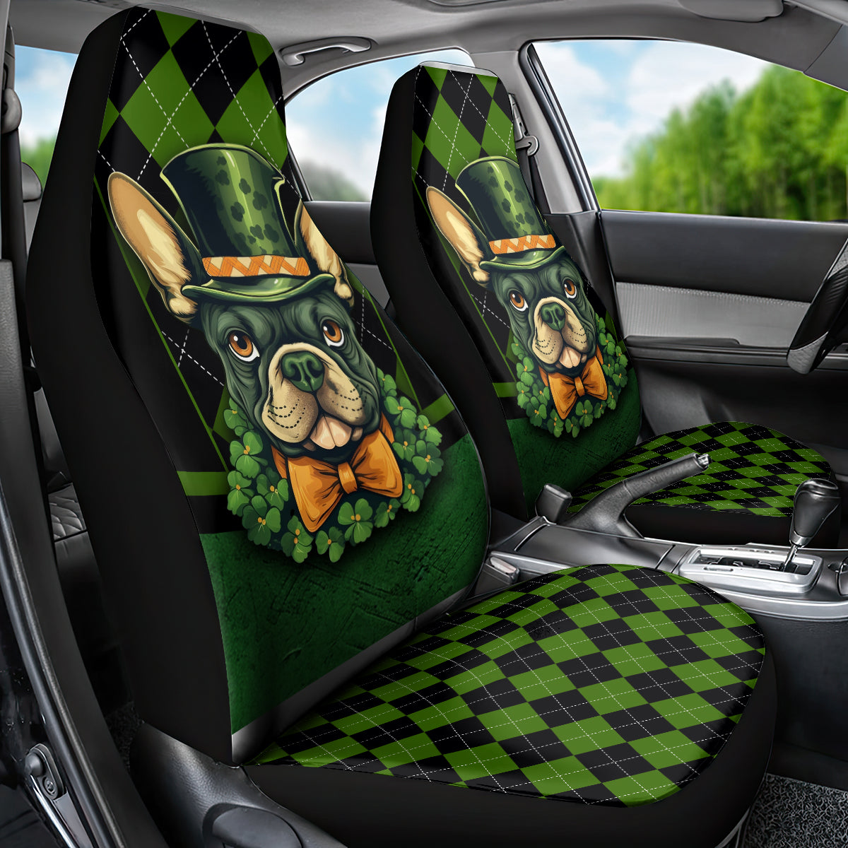 In My Veins Flows The Blood Of Irish Rebels Car Seat Cover