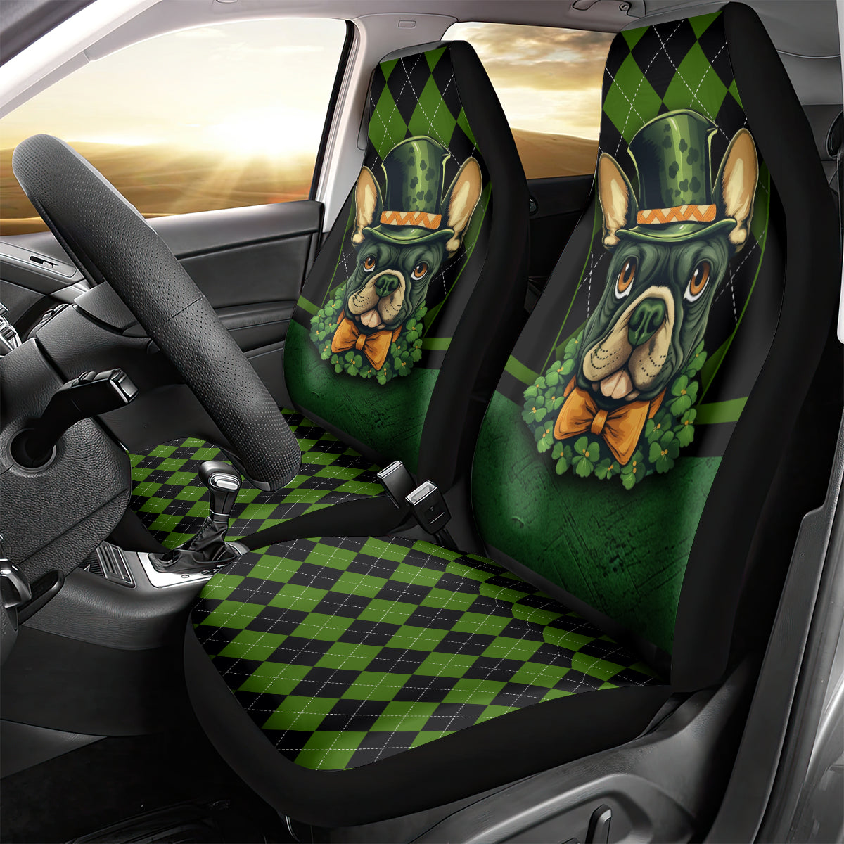 In My Veins Flows The Blood Of Irish Rebels Car Seat Cover - Wonder Print Shop