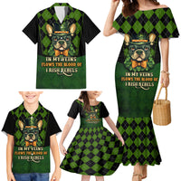 In My Veins Flows The Blood Of Irish Rebels Family Matching Mermaid Dress and Hawaiian Shirt - Wonder Print Shop