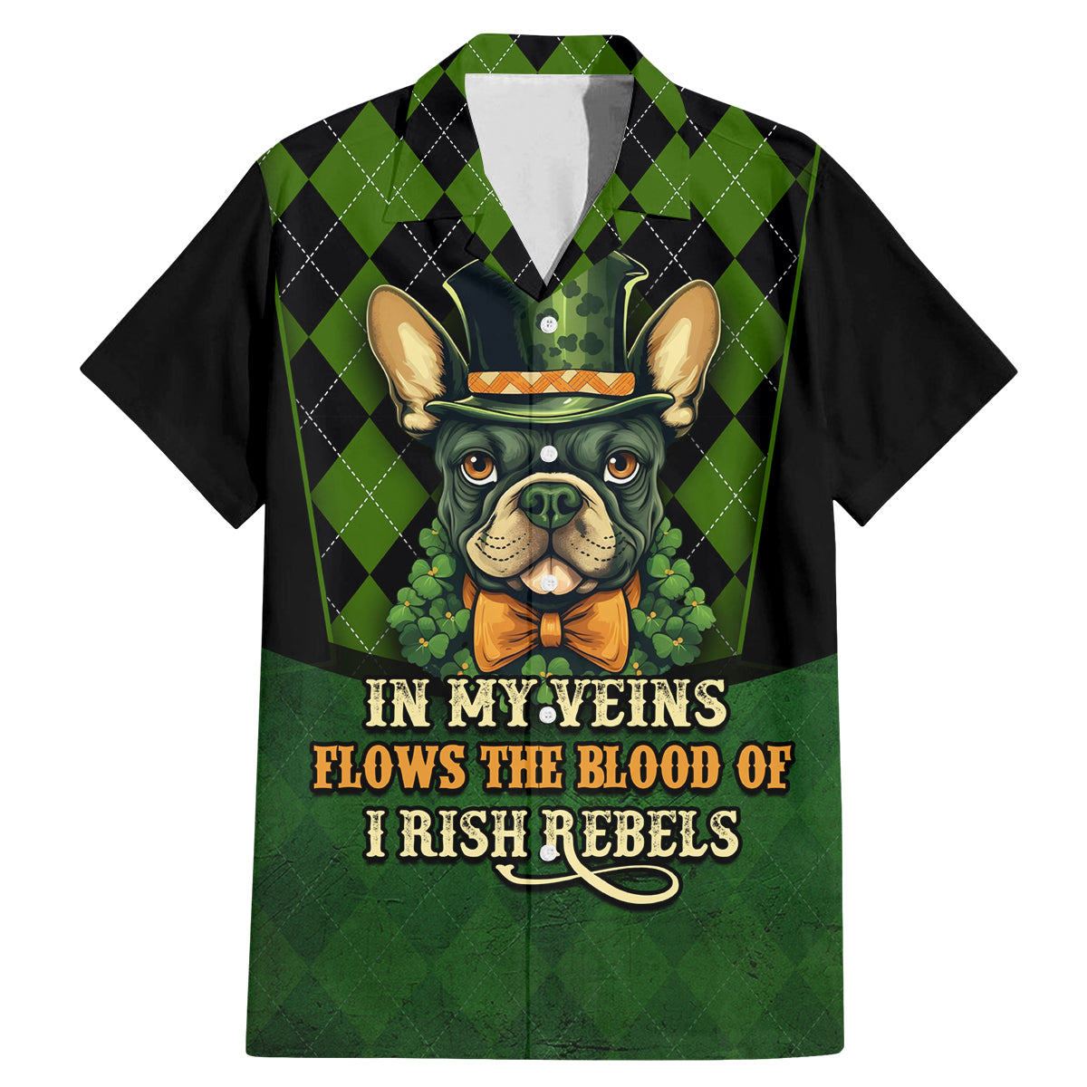 In My Veins Flows The Blood Of Irish Rebels Family Matching Mermaid Dress and Hawaiian Shirt - Wonder Print Shop