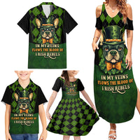 In My Veins Flows The Blood Of Irish Rebels Family Matching Summer Maxi Dress and Hawaiian Shirt - Wonder Print Shop